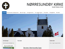 Tablet Screenshot of nrsundbykirke.dk